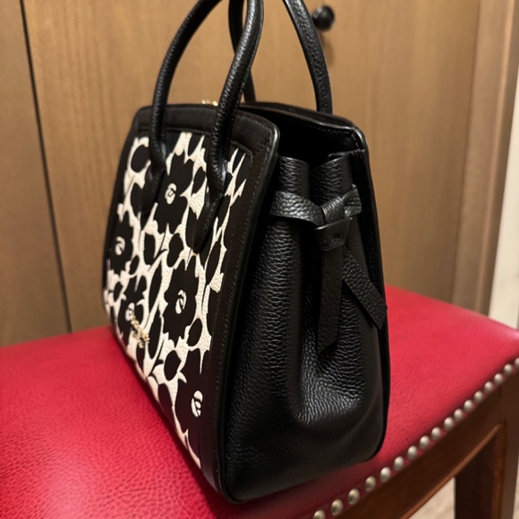 Kate Spade New York Knott Rosy Garden Medium Satchel - Picture 4 of 8